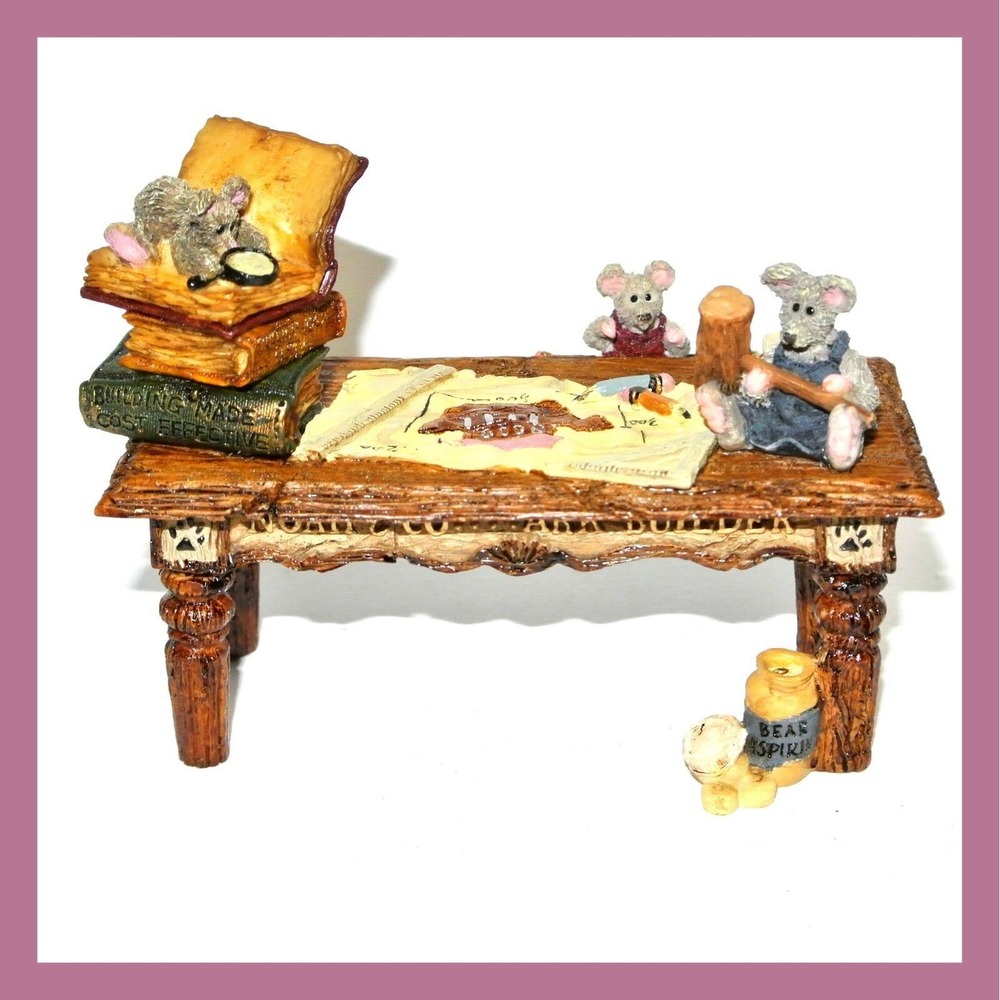 Boyds Bears Noah's Genius‎ at Work Table Style #2429 Box